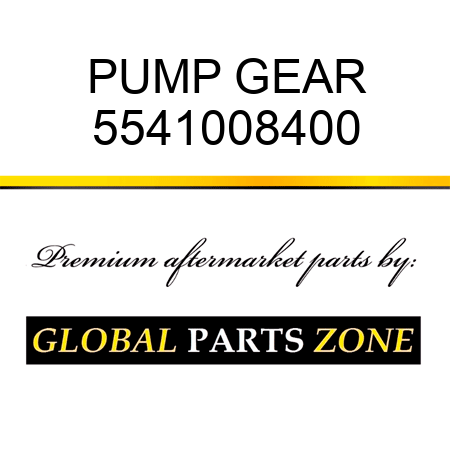 PUMP, GEAR 5541008400