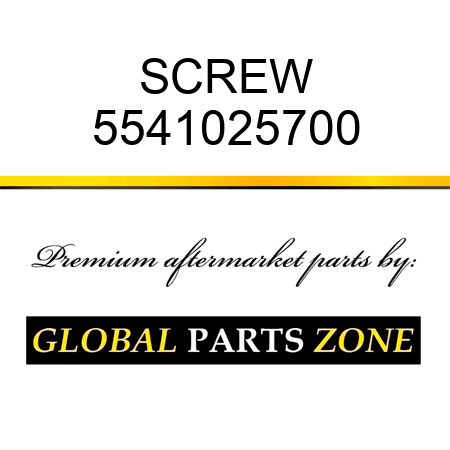 SCREW 5541025700