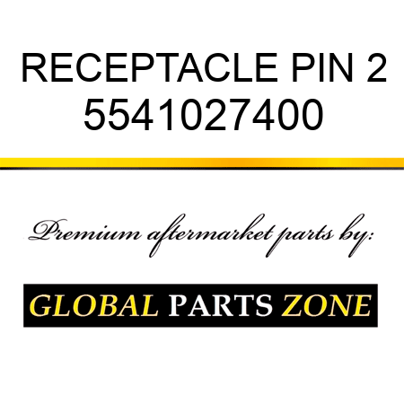 RECEPTACLE, PIN 2 5541027400
