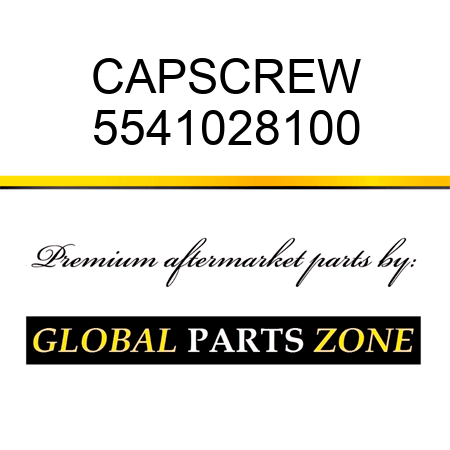 CAPSCREW 5541028100