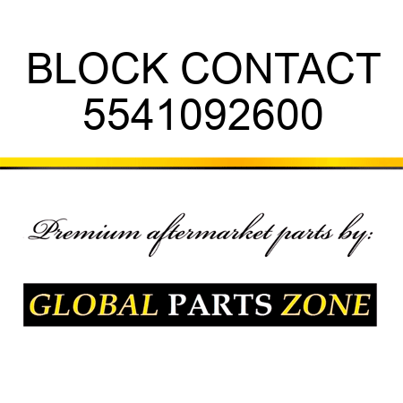 BLOCK, CONTACT 5541092600