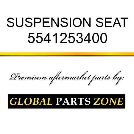 SUSPENSION, SEAT 5541253400