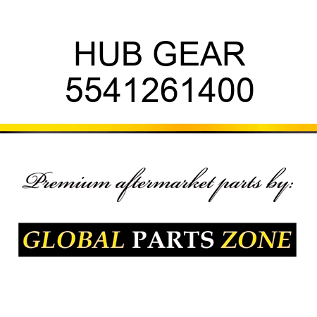 HUB, GEAR 5541261400
