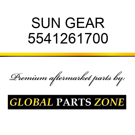 SUN GEAR 5541261700
