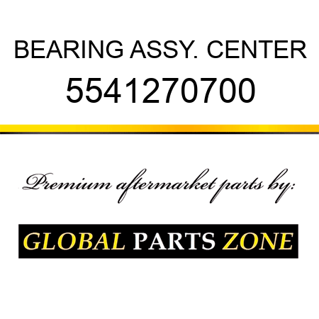BEARING ASSY., CENTER 5541270700