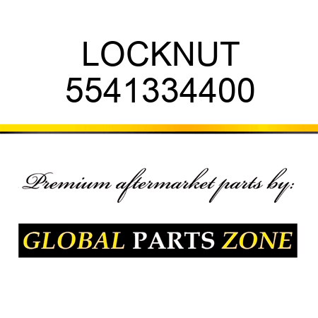 LOCKNUT 5541334400