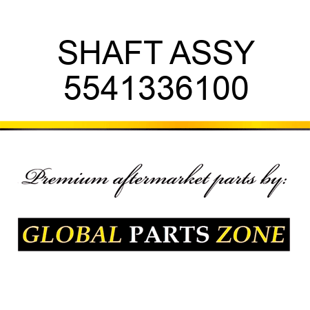 SHAFT ASSY 5541336100