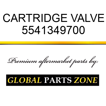 CARTRIDGE, VALVE 5541349700