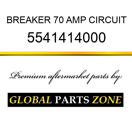 BREAKER, 70 AMP CIRCUIT 5541414000