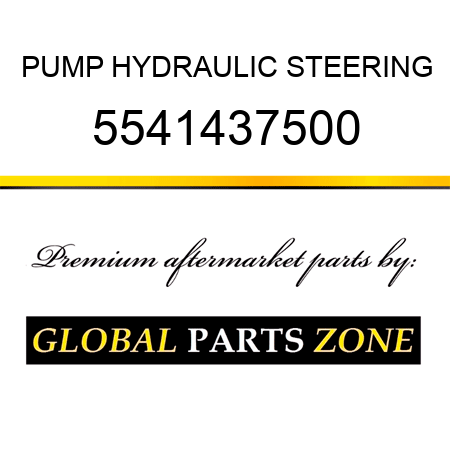 PUMP, HYDRAULIC, STEERING 5541437500