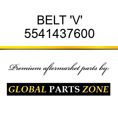 BELT, 'V' 5541437600