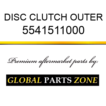 DISC, CLUTCH OUTER 5541511000