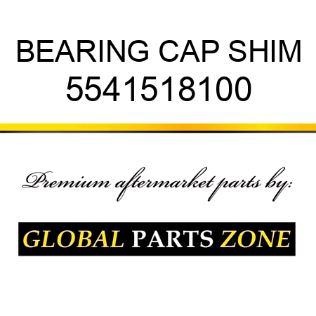 BEARING CAP SHIM 5541518100