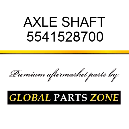 AXLE SHAFT 5541528700