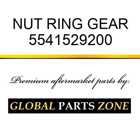 NUT, RING GEAR 5541529200
