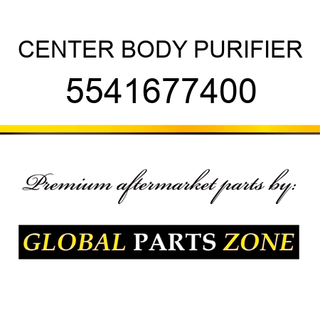 CENTER BODY, PURIFIER 5541677400