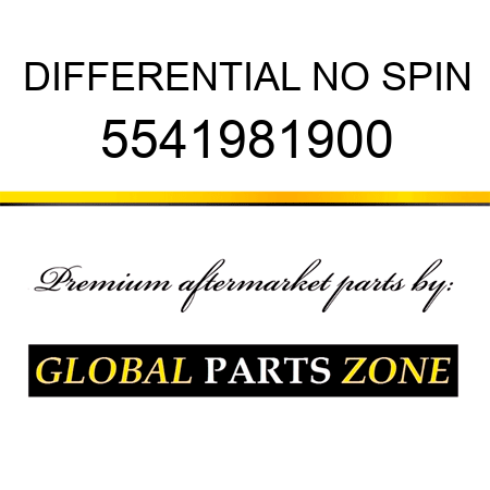 DIFFERENTIAL, NO SPIN 5541981900