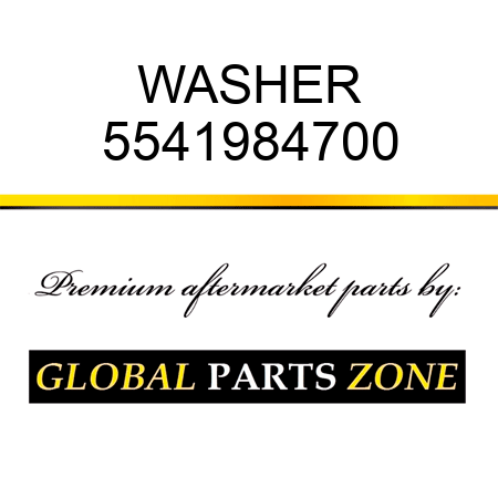 WASHER 5541984700