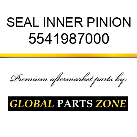 SEAL, INNER PINION 5541987000