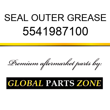 SEAL, OUTER GREASE 5541987100