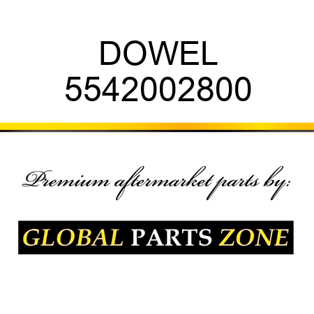 DOWEL 5542002800
