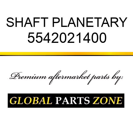 SHAFT, PLANETARY 5542021400