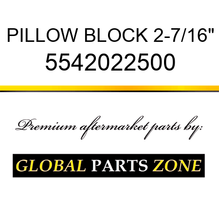 PILLOW BLOCK, 2-7/16