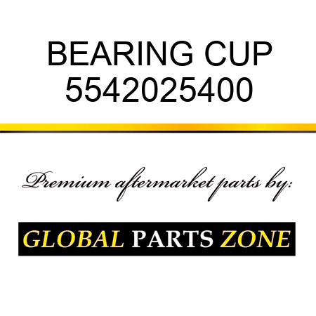 BEARING, CUP 5542025400