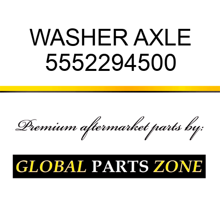 WASHER, AXLE 5552294500