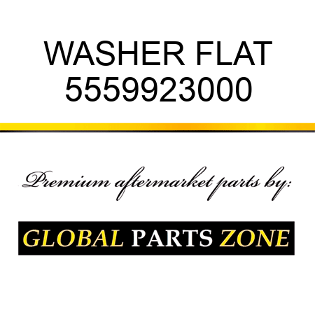 WASHER, FLAT 5559923000