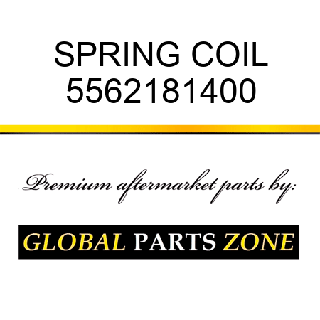 SPRING, COIL 5562181400