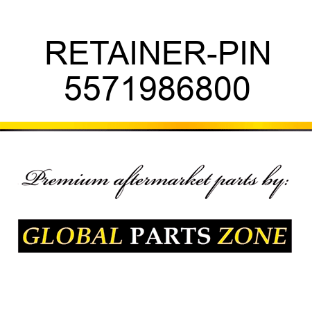 RETAINER-PIN 5571986800