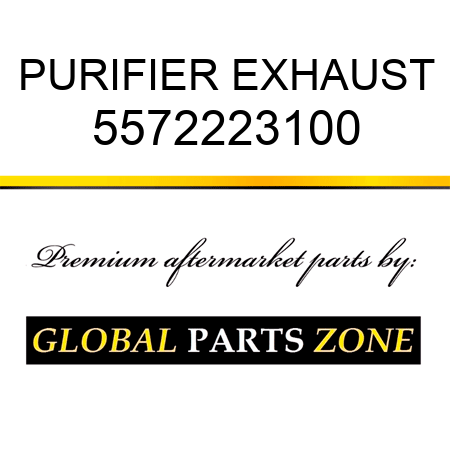 PURIFIER, EXHAUST 5572223100