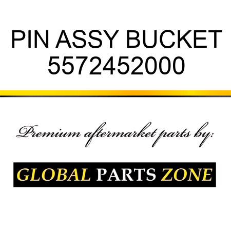 PIN ASSY BUCKET 5572452000