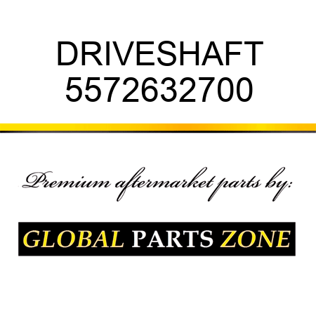 DRIVESHAFT 5572632700