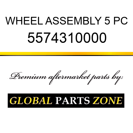 WHEEL ASSEMBLY, 5 PC 5574310000