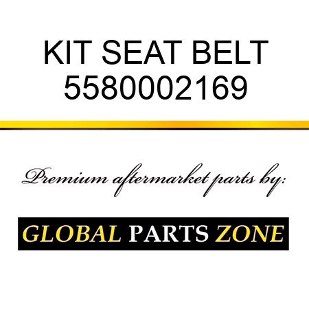 KIT, SEAT BELT 5580002169