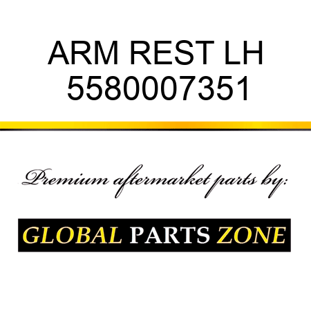 ARM REST LH 5580007351