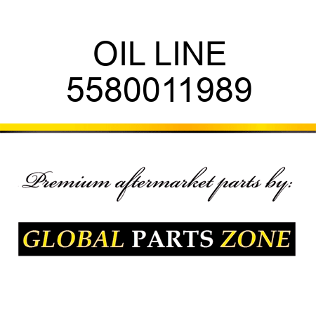 OIL LINE 5580011989