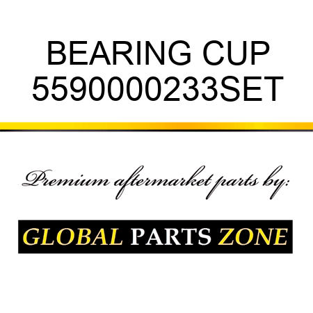BEARING, CUP 5590000233SET