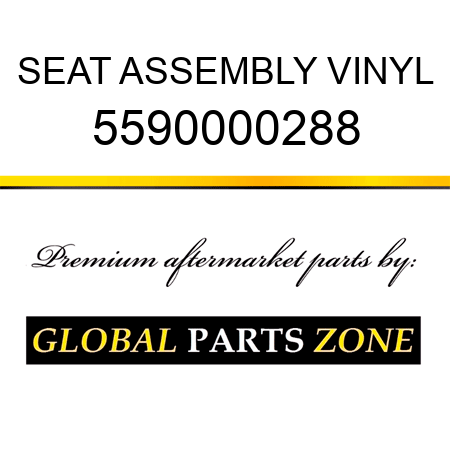 SEAT ASSEMBLY, VINYL 5590000288