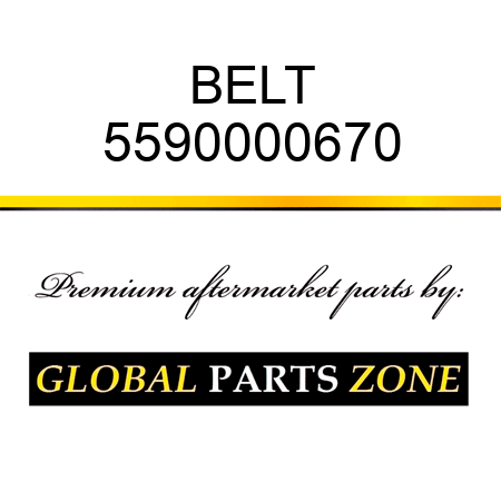 BELT 5590000670