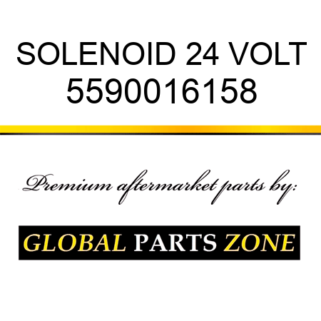 SOLENOID, 24 VOLT 5590016158