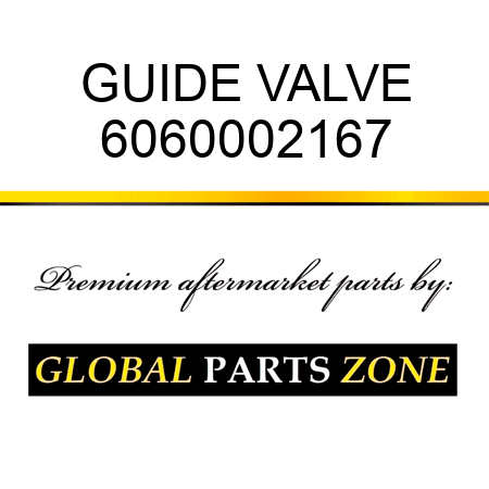 GUIDE VALVE 6060002167