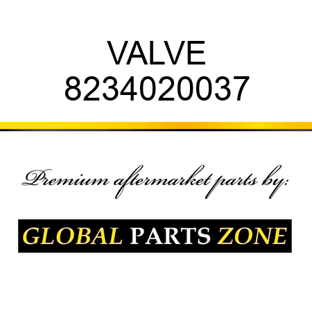 VALVE 8234020037