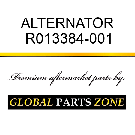 ALTERNATOR R013384-001