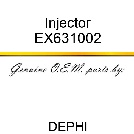 Injector EX631002