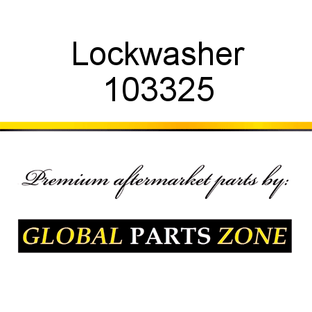 Lockwasher 103325