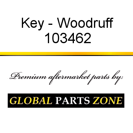 Key - Woodruff 103462