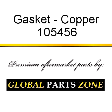 Gasket - Copper 105456